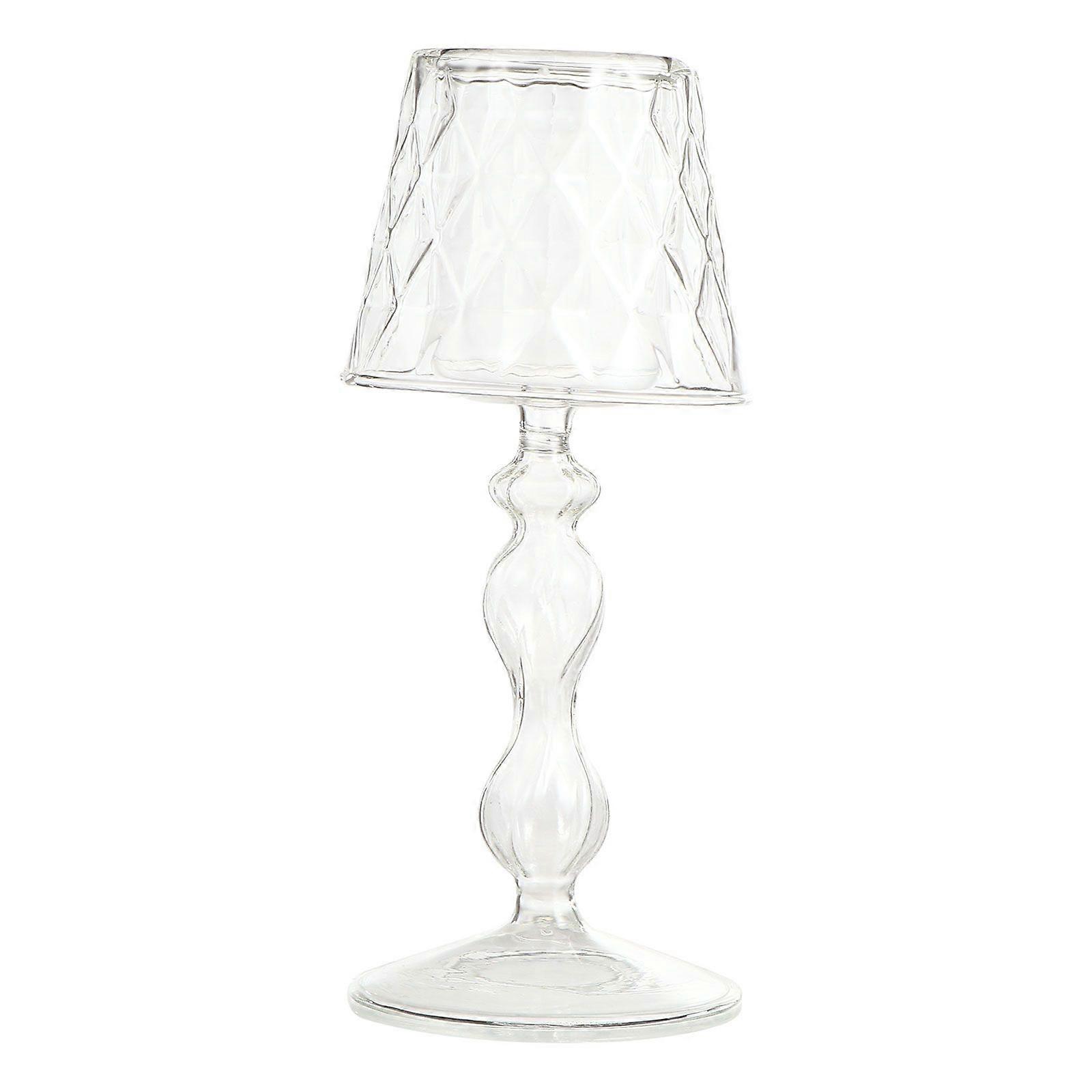 Fasjonabel lysestake Chic Glass Lysestake Husholdning Lysestake