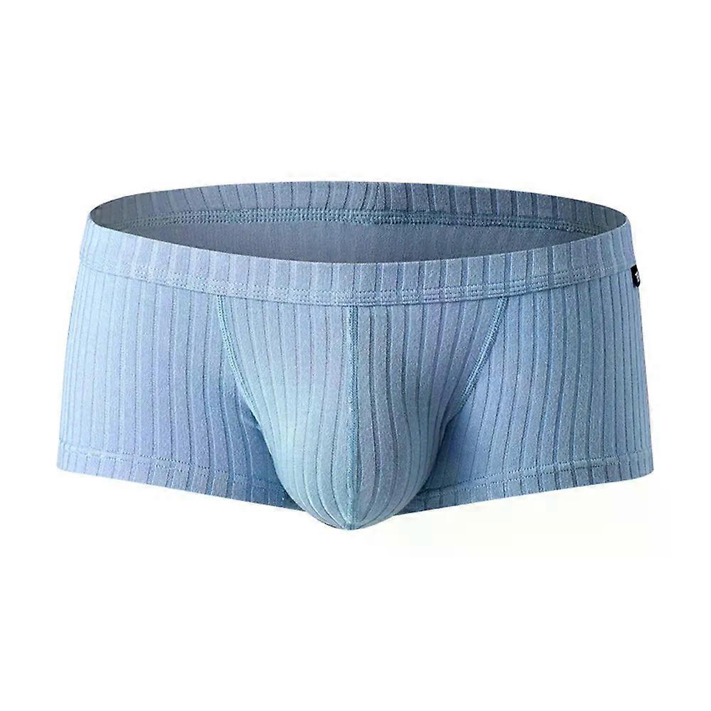 Mens Low Rise Boxer Trunks Underwear Soft Pouch Enhancing Sweat Breathable Shorts Arrow Panties Homme Slip Solid Underpants