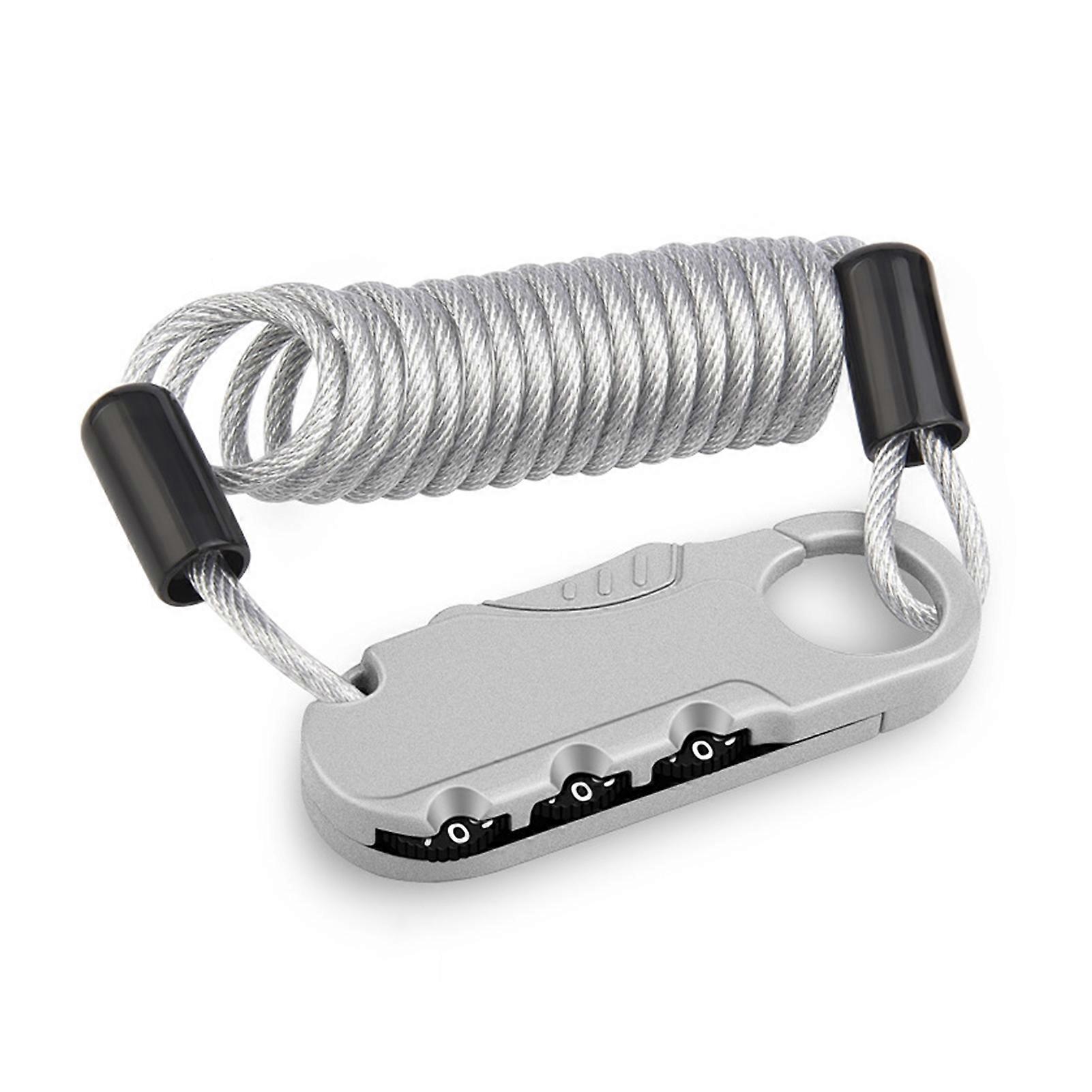 Multifunctional Helmets Cable Lock Portable Bike Cycling Cable Lock for Road Bike