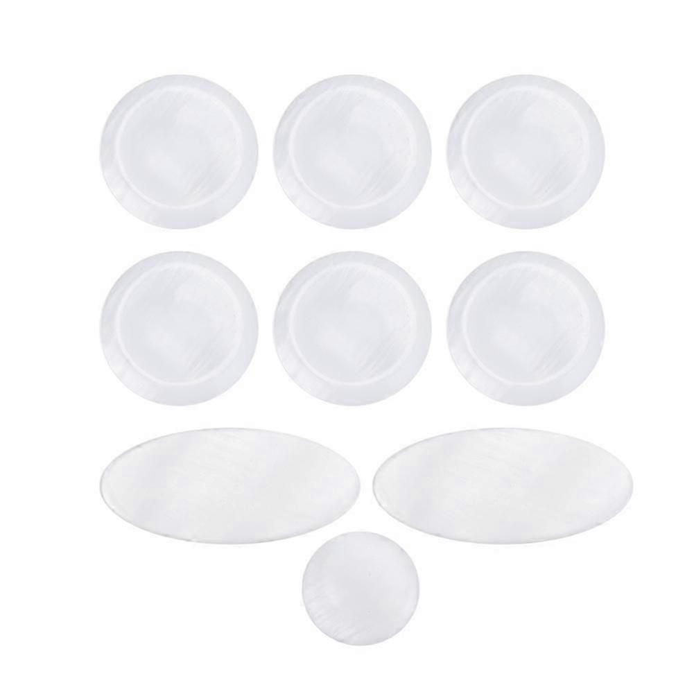 9Pcs/set Exquisite Sax Key Button Inlays for Alto Tenor Soprano Saxophone Accessory