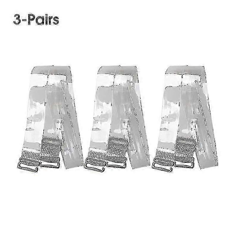 Women's Clear Bra Straps Invisible Transparent Adjustable For Cup