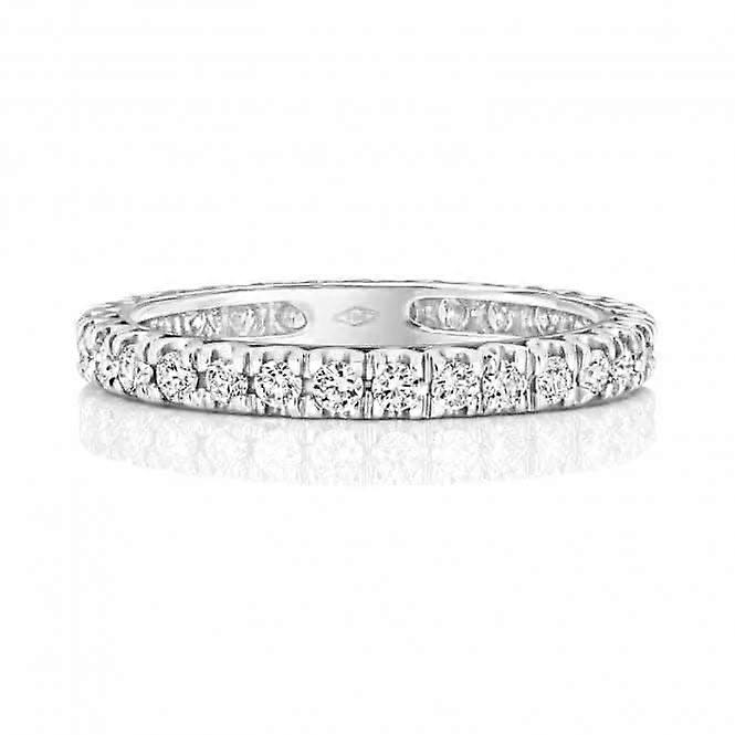 Wedding Band 18ct White Gold Diamond Eternity Ring WQ259W