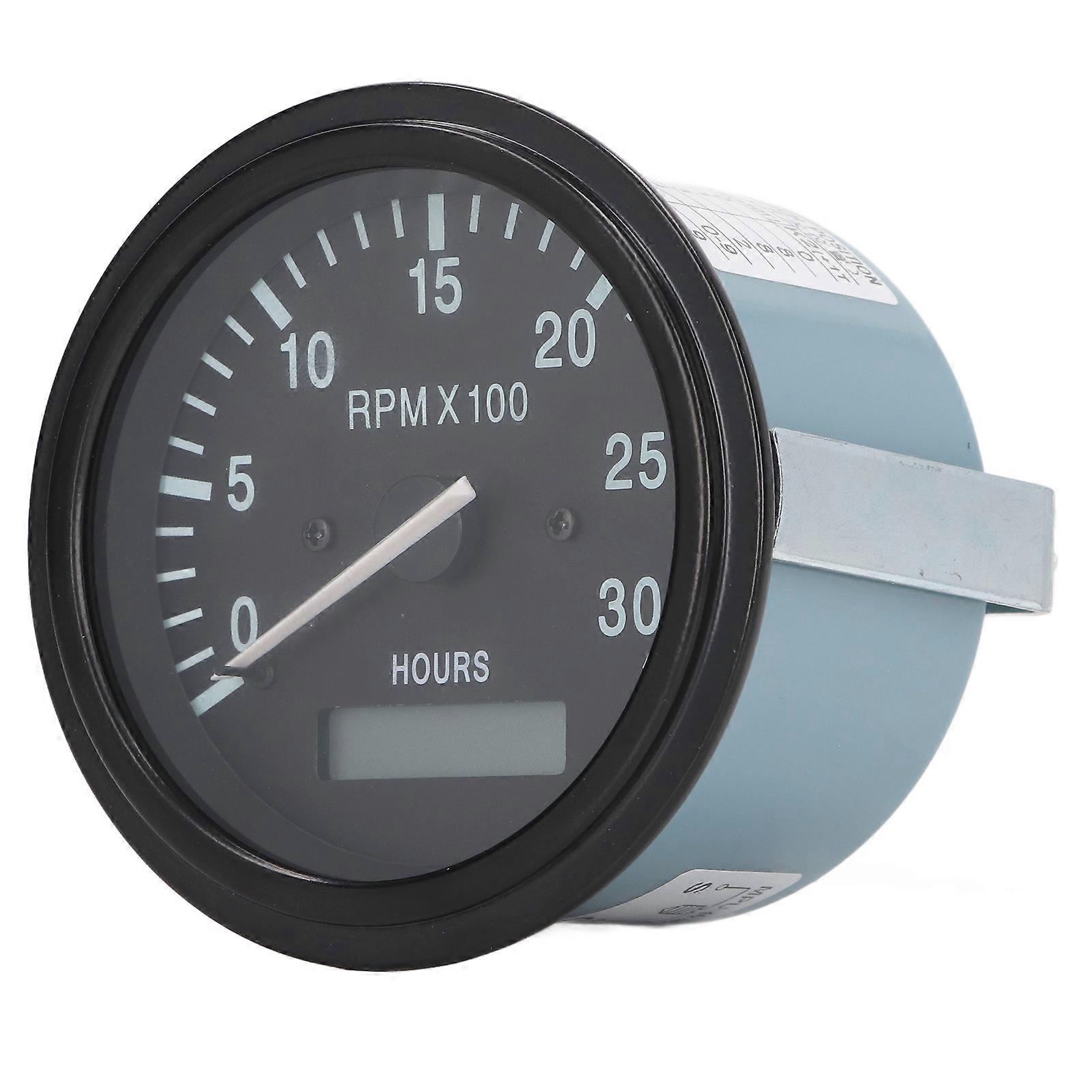 DC 10 to 32V Tachometer Tacho Digital Hour Meter 3049555 Tachometer 0 to 3000 RPM for Generator Sets