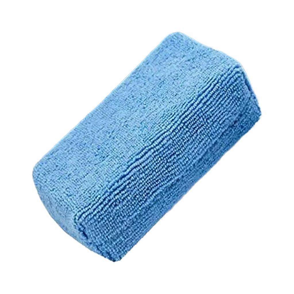 Microfiber Sponge Applicators For Effortless Wax Conditioner Application On Car