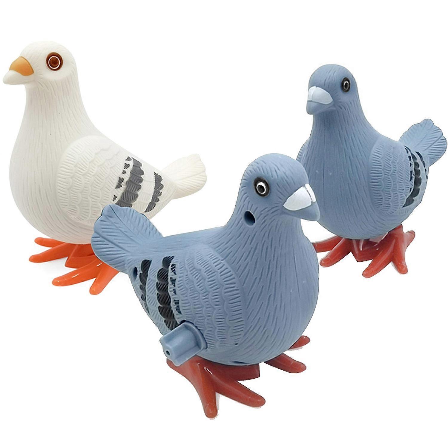 1/2/3/5/8/10Pcs Wind-up Pigeon Toy Jumping Pigeon Spring Clockwork Toy Toddlers Boys Girls