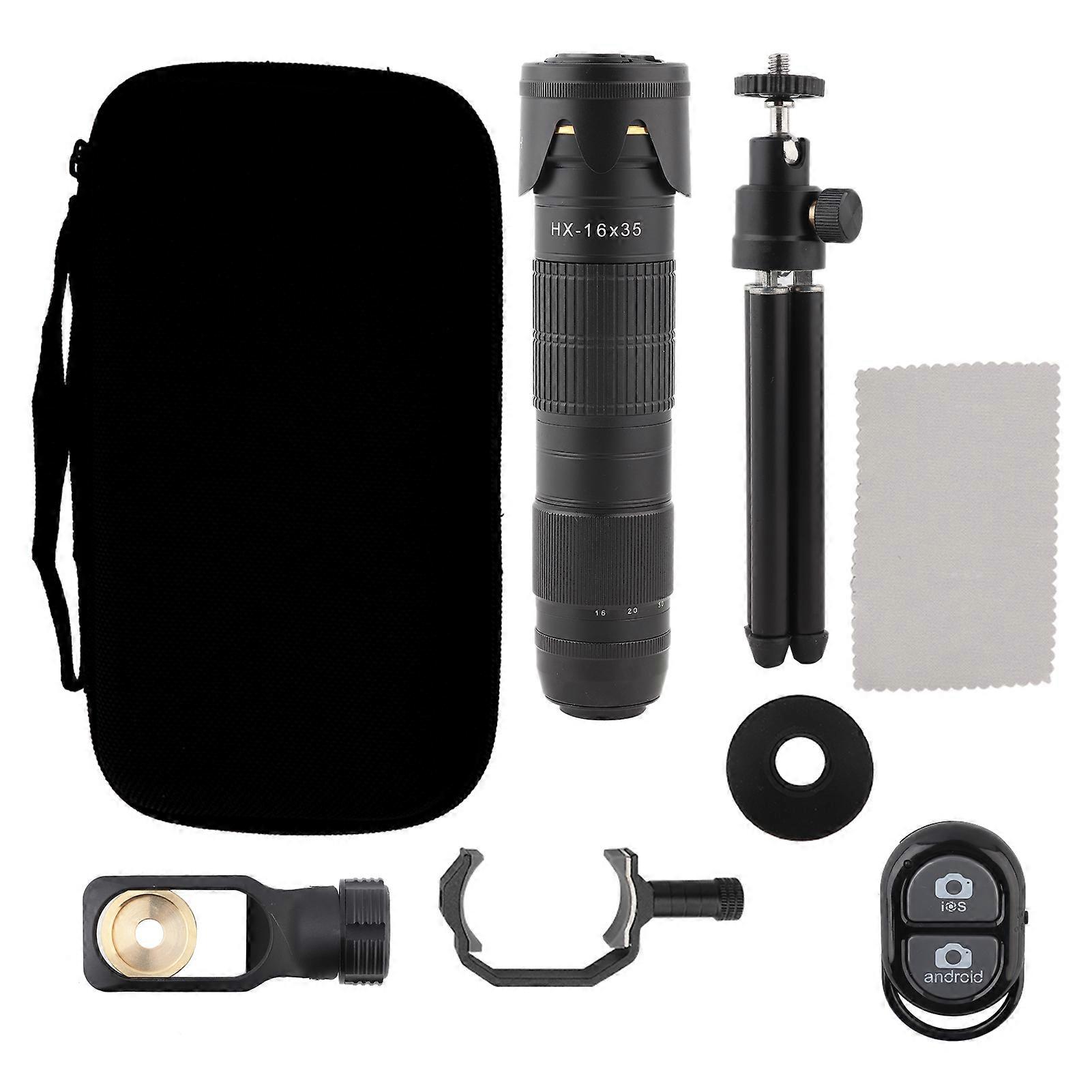 16x‑35x Telephoto Lens Mobile Camera Double Regulation High Definition Phone Camera External Lens Set