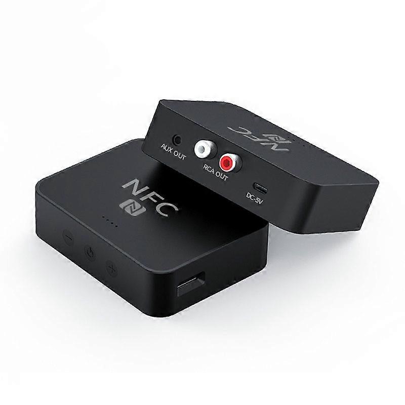 R6 NFC Bluetooth 5.0 Desktop Music Receiver Bluetooth Receiver, Support TF Card