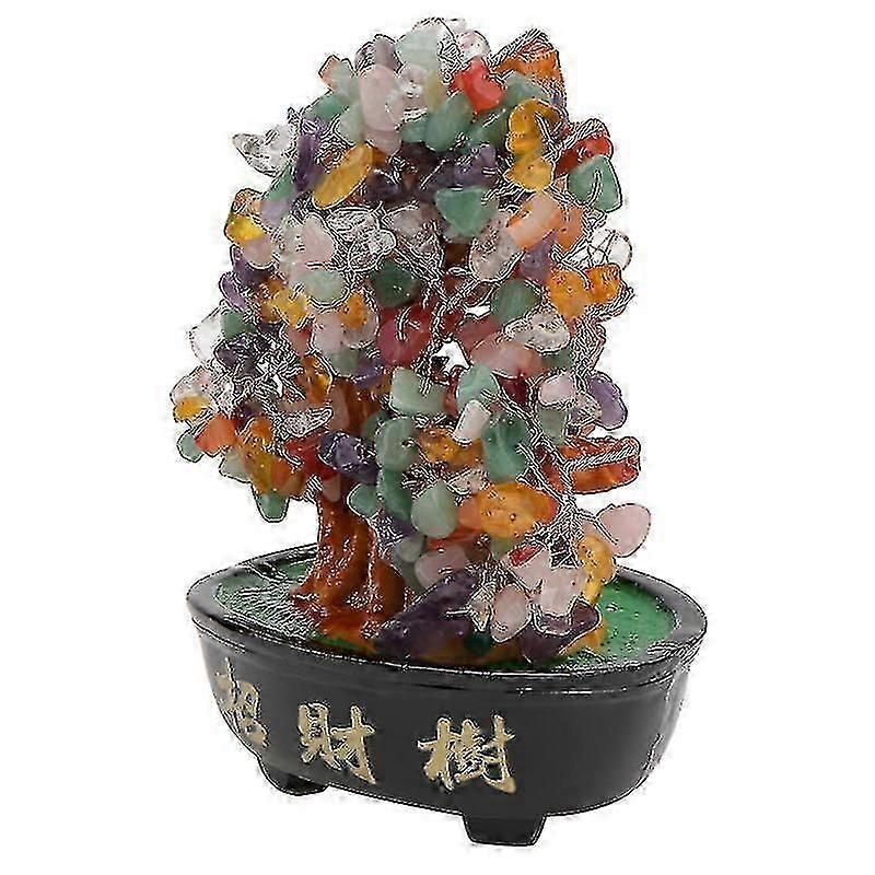 24X23cm Colorful Special Occasion Card Boxes & Holders 1pc Natural Tree Fortune Money Tree Desktop O