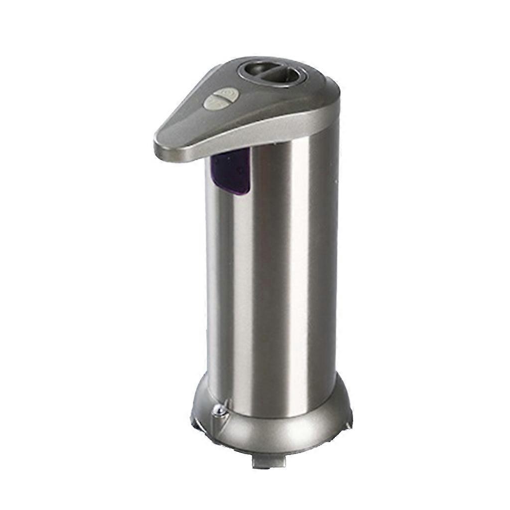 Dispenser di sapone a induzione automatica in acciaio inossidabile per sensore a infrarossi intelligente Dispenser di sapone liquido touchless per bagno Champagne 8 * 19 cm