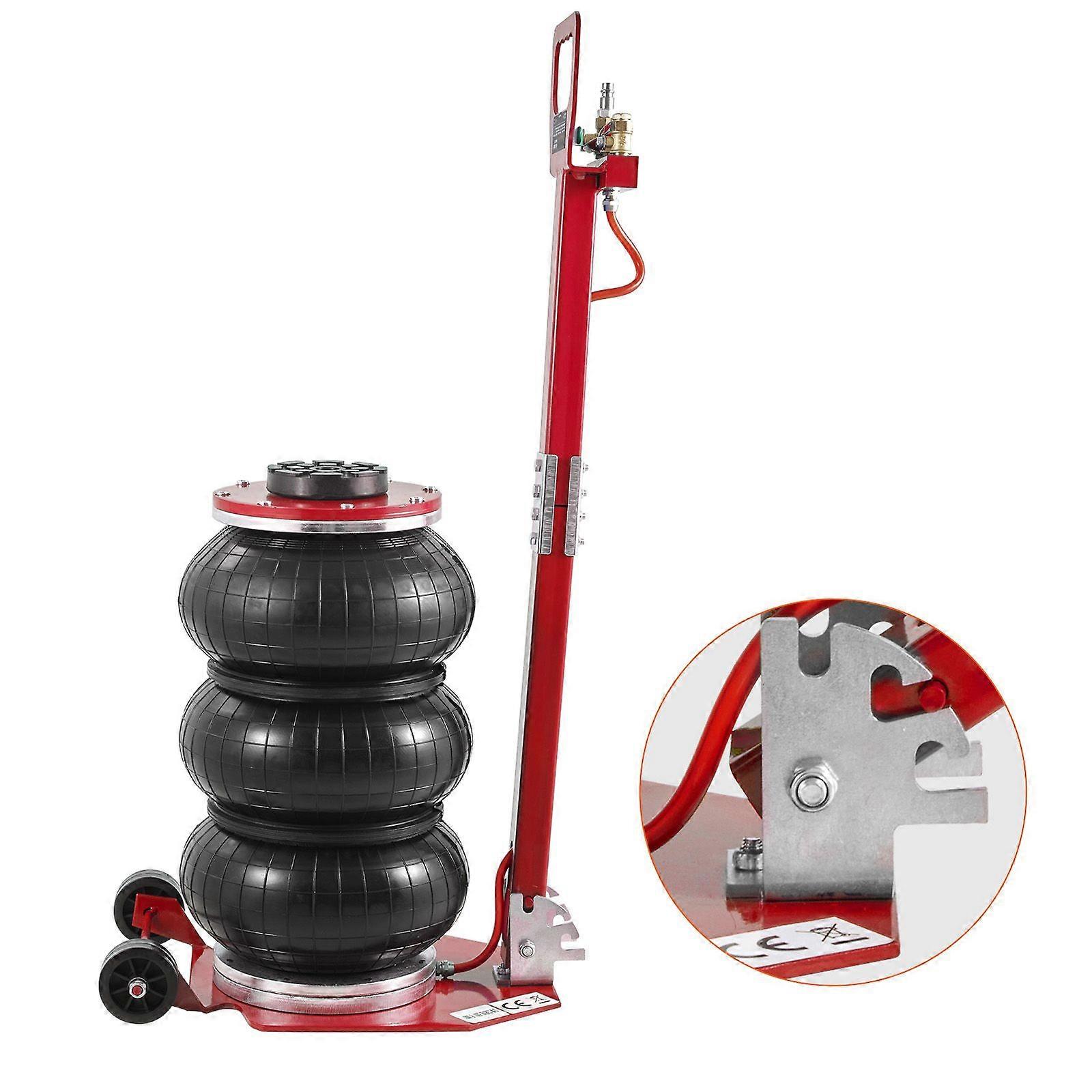Air Jack, 3 Ton/6600 lbs Triple Bag Air Jack, Airbag Jack με έξι χαλύβδινους σωλήνες, ανύψωση έως 17,7"