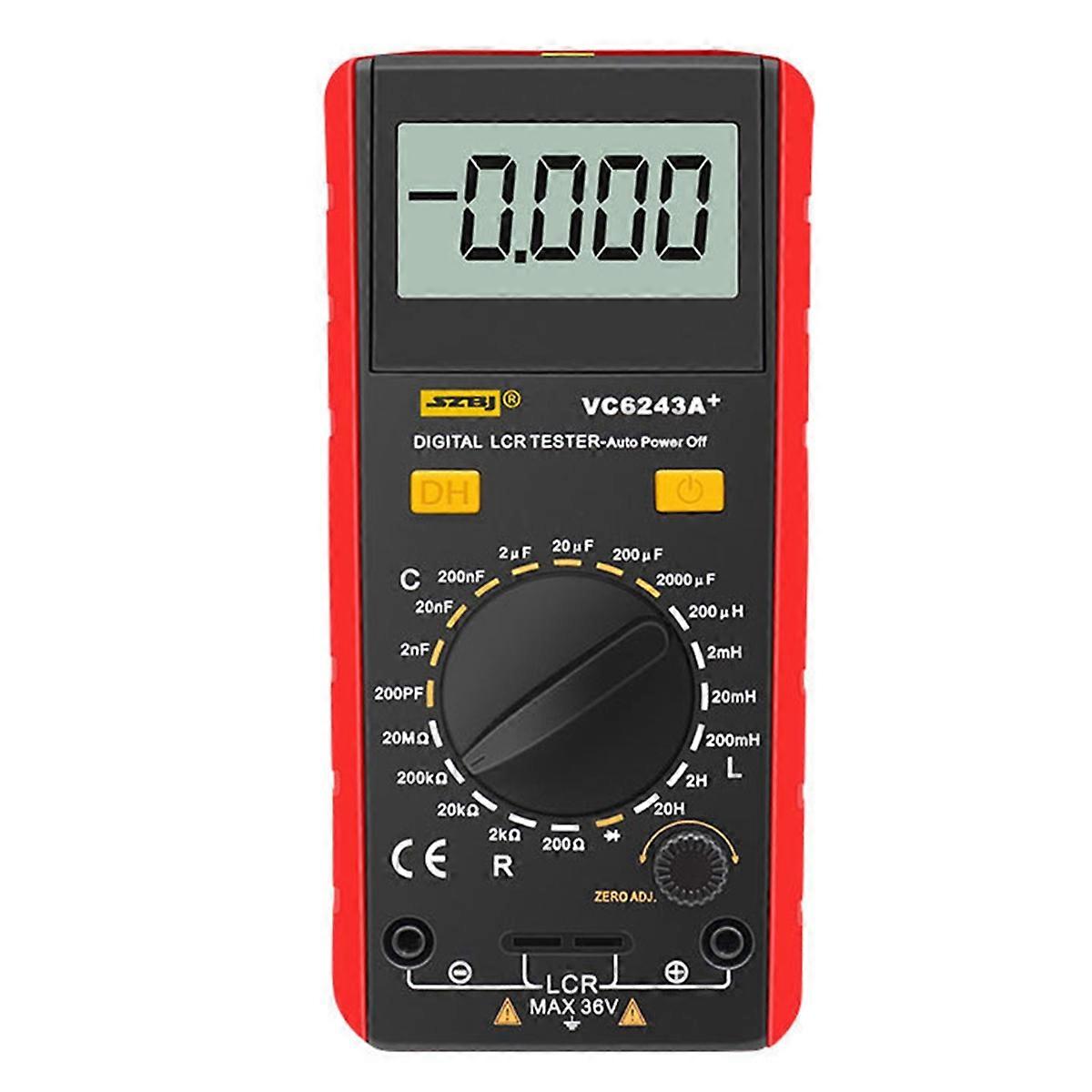 LCR Tester Inductance Meter VC6243A+ Inductance Capacitance Resistance Meter Tester Instrument