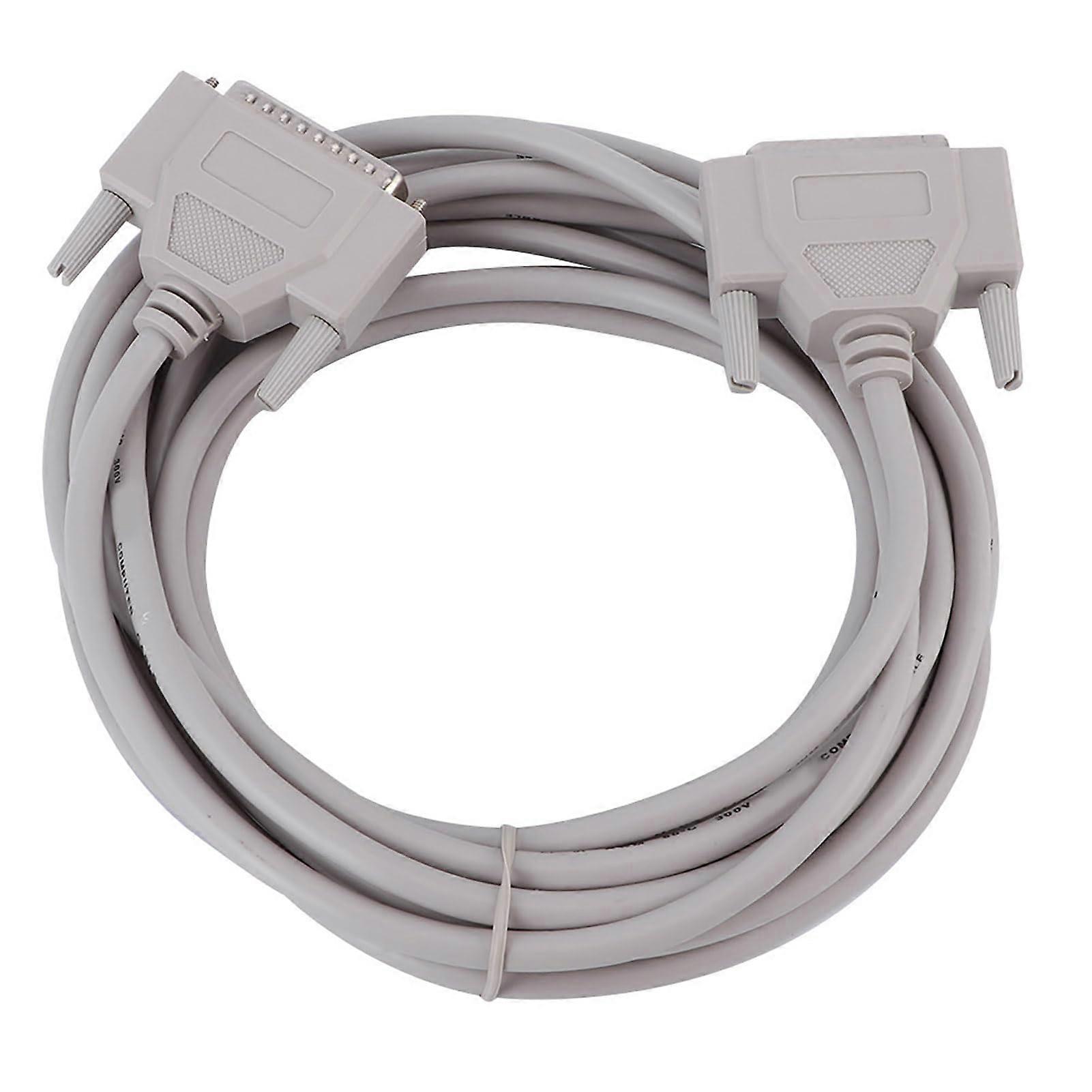 Male to Female DB9 Parallel Extension Cable, 25 Pin Anti-Interference Cord for Mach3 Engraving Machine Compatibility