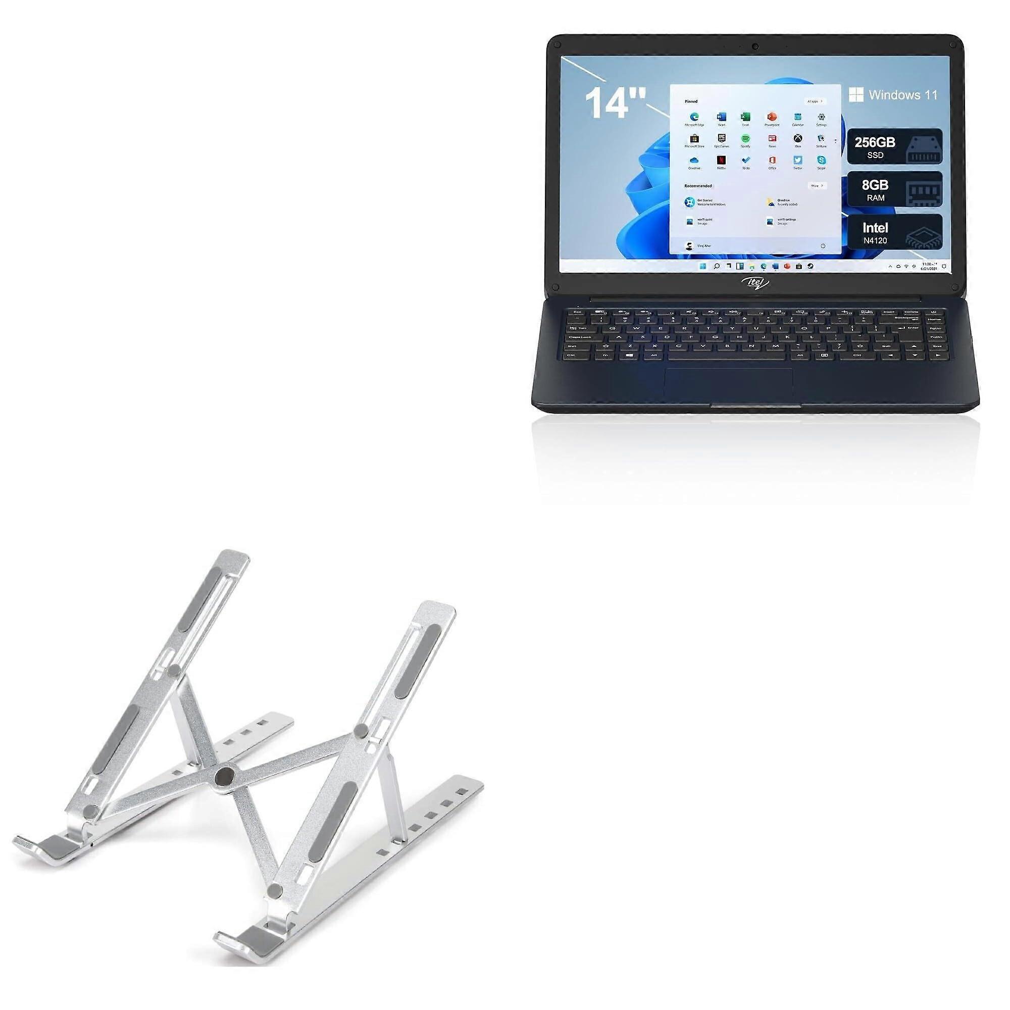 Stand and Mount Compatible with LETSUNG ABLE (14 1S in) - Compact QuickSwitch Laptop Stand