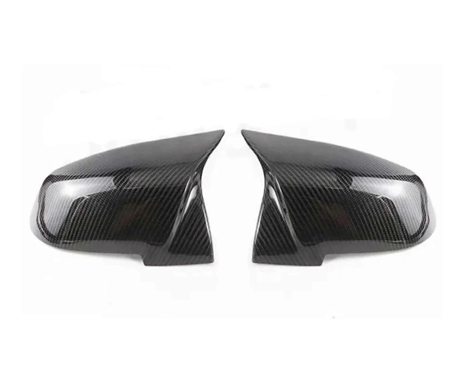 Compatible BMW X1 E84 2013-2015 Carbon Fiber Rearview Mirror Covers Side Mirror Shell Housing 1 Pair