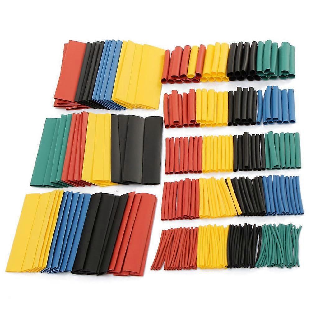 328pcs Heat Shrink Tubing Kit 2:1 Polyolefin Cable Sleeves Assorted Sizes for Wire Insulation and Protection