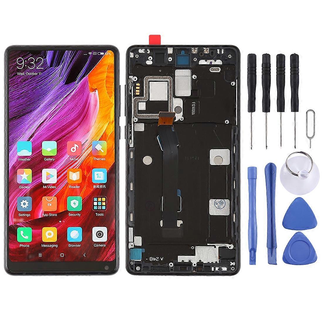 TFT LCD Screen for Xiaomi Mi Mix2 Digitizer Full Assembly with Frame(Black)