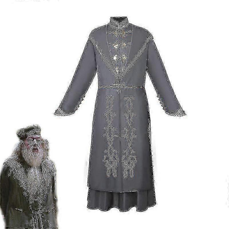 Albus Dumbledore Cosplay Costume Full Set Halloween Disguise Carnival Party Costume For Adults - Ja