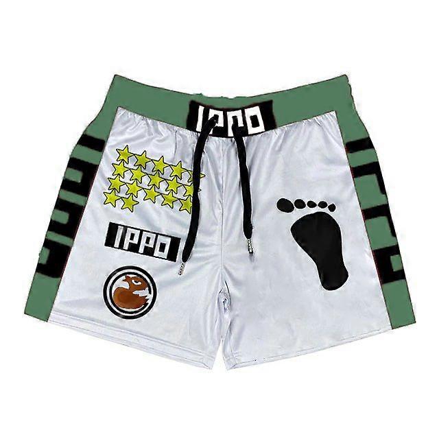 Erkek Boxer Şort Spor Şort Hajime no Ippo 3D Baskı Anime Spor Şort Erkek Cospaly Kısa Pantolon Spor Weatpants Yaz