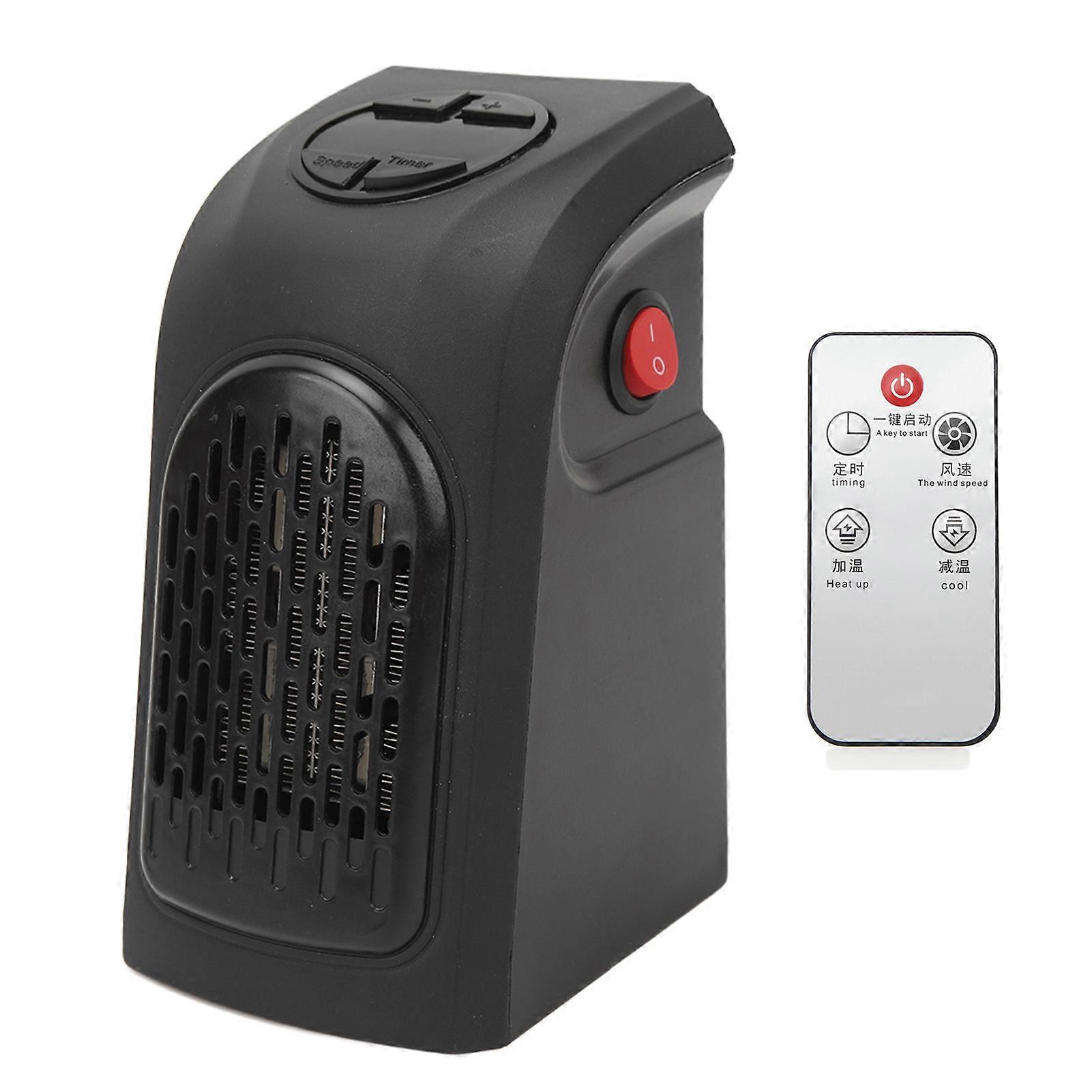 Small Uniform Heating Quiet LED 400W ABS and PTC with Timer Portable Electric Heater for Bedroom