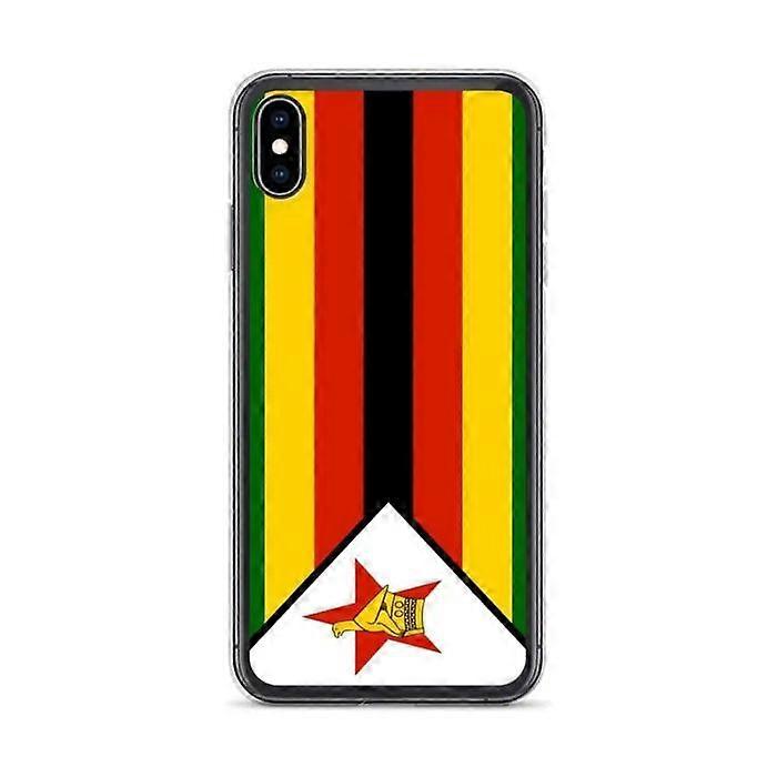 iPhone Case - Multicolor - Zimbabwe Flag - Flexible - TPU - Vertical Design