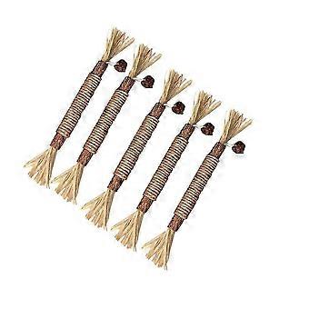 5-10X Kattenspeelgoed Silvervine Kauwstaaf Kittensnack Kattenkruid Speelgoed Tandenpoets Speelgoed