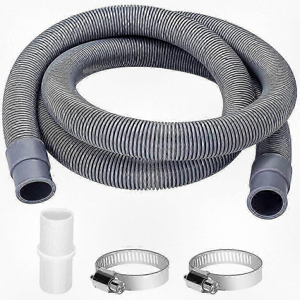 2m Universal Drain Hose Extension Compatible with Various Washing Machine Models, Ideal Drain Hose for Efficient Water Discharge