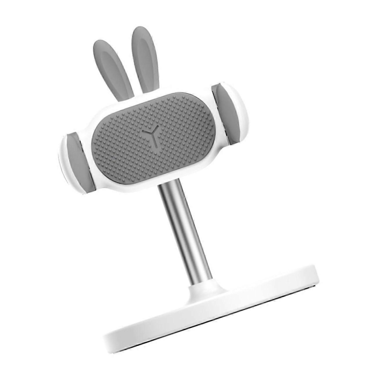 Mobile Phone Holder Tablet Mount Shrinkable Plastic Phone Stand For Desk Non-Slip White The Lazy Alloy