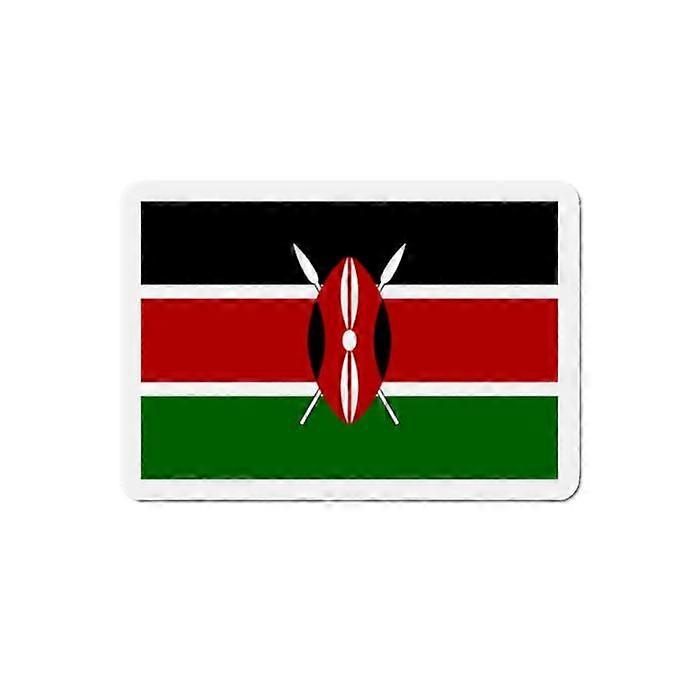 Kenya Flag Magnet - Multicolored - 6 cm - 50 pieces - Synthetic resin - Unisex
