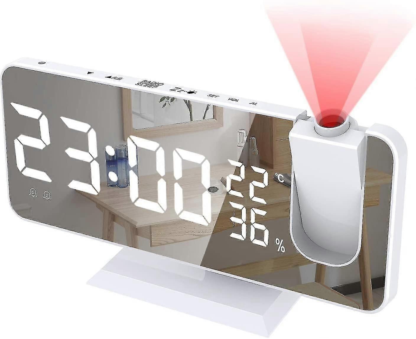 Digital Alarm Clock Led Display Projection Alarm Clock