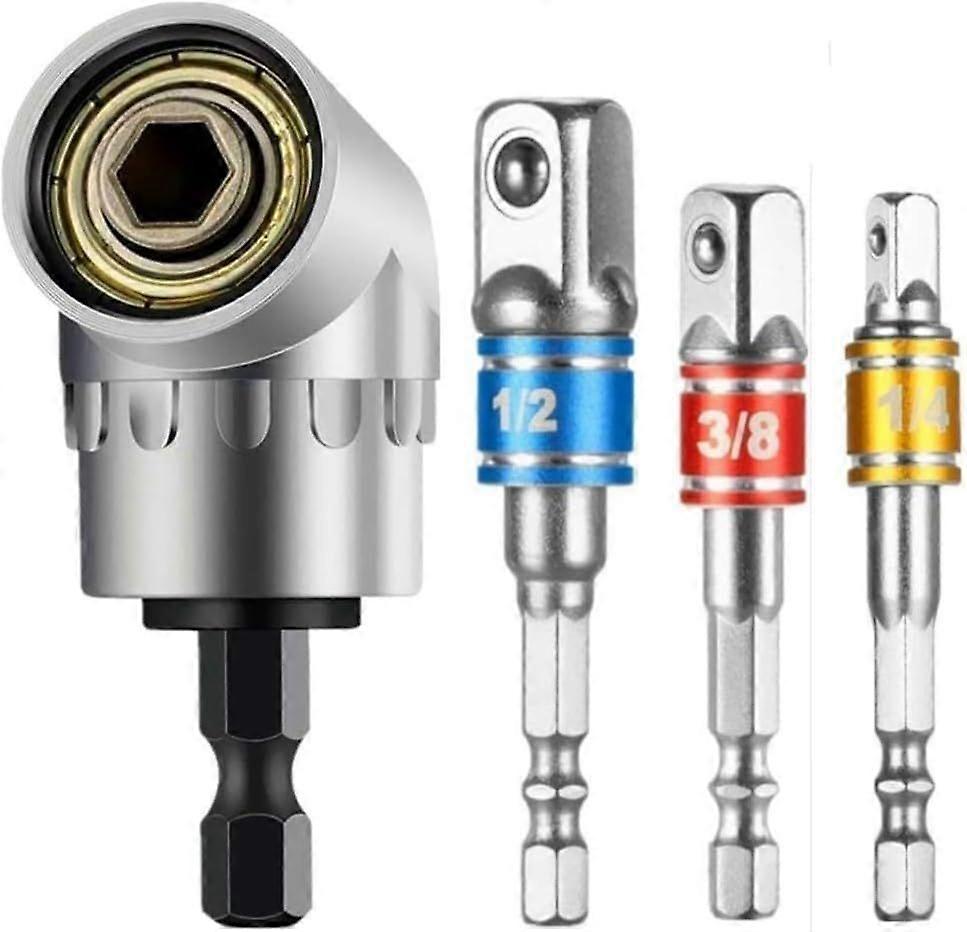 Hexagonal Adapter Set, Impact Driver Bit Socket Adapter, Socket Adapter 1/2 3/8 1/4 Drill Bits, Impact Wrench Socket Adapter, For Socket Wrench, Nut,