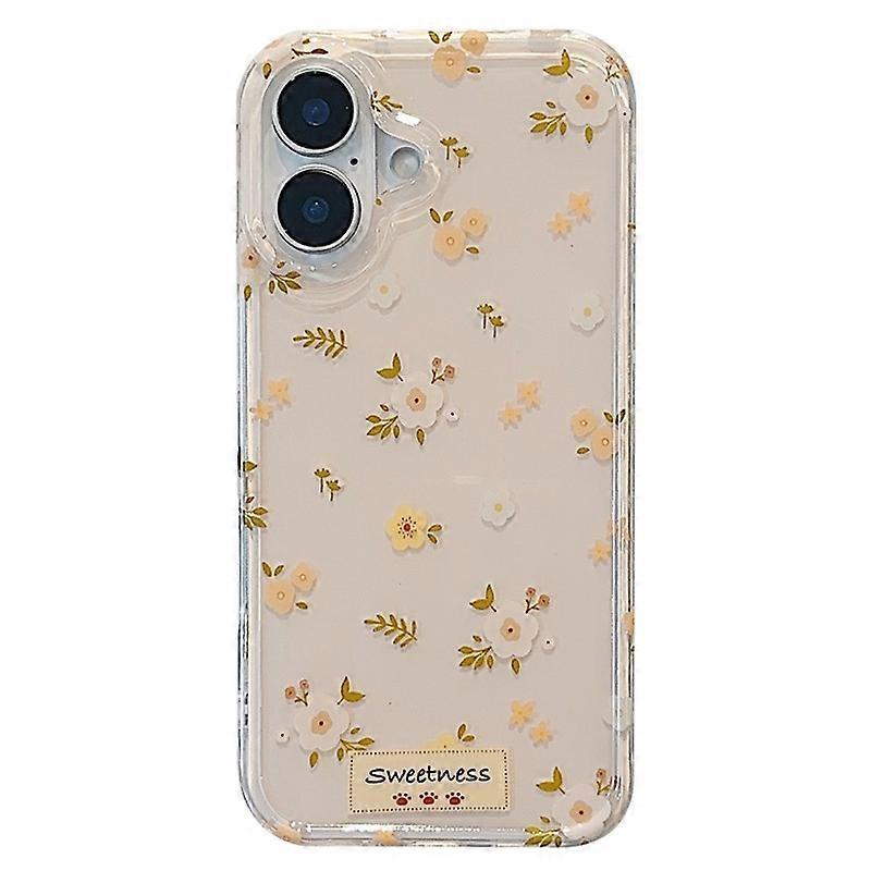 Double-sided IMD Flowers Print TPU Phone Case
