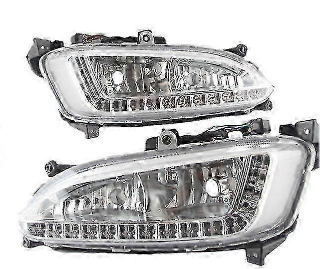 1pcs οδηγημένο αυτοκίνητο Drl για Hyundai Santa Fe/Ix45 2013 2014 2015 αριστερά/δεξιά φανάρια ημέρας LampP20211224677