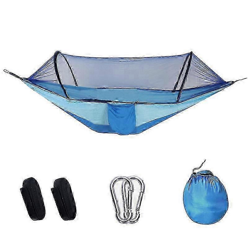 Outdoor Camping Hammock Automatic Quickly Open Nylon Cloth Camping With Mosquito Net