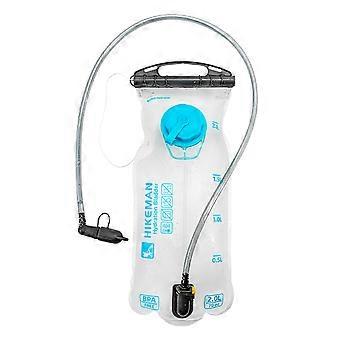2L Trinkblase Camping Reservoir BPA-freies TPU-Material Auslaufsicheres Design Faltbarer Wasserbeutel Leicht zum Wandern, Radfahren, Outdoor, Adventu