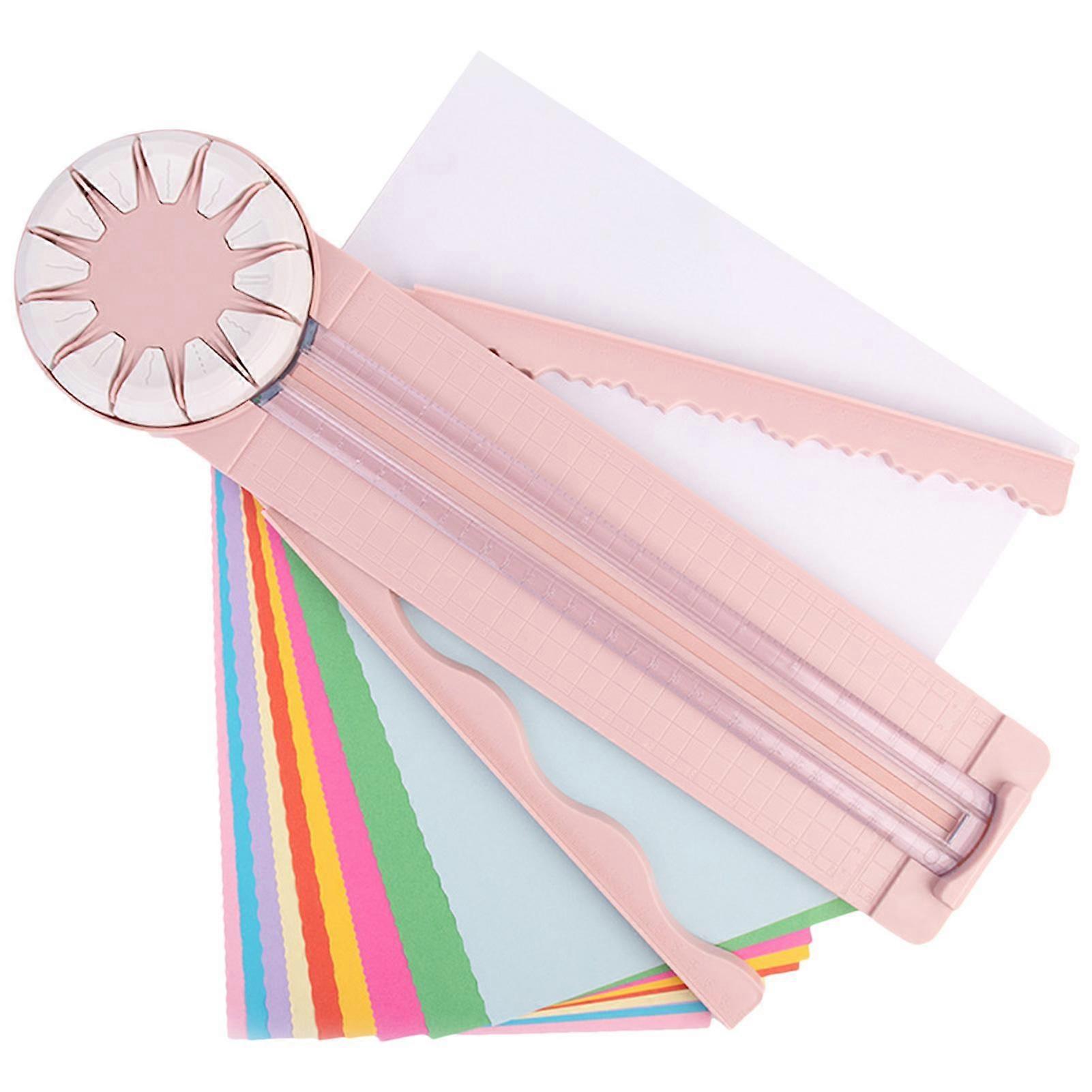 Paper Cutter, 12in1 Cardboard Trimmer with Cutting Line Guide, Side Ruler