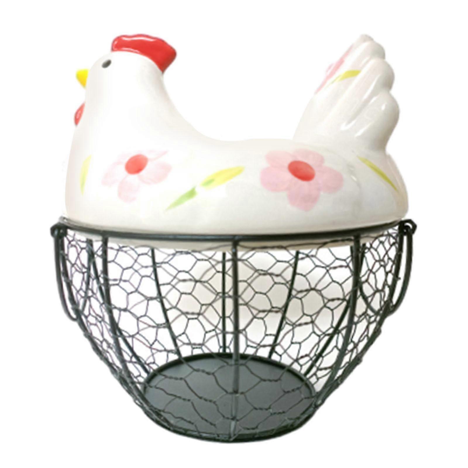 Chicken Egg Basket,Egg Container Holder,Portable,Kitchen Storage Basket