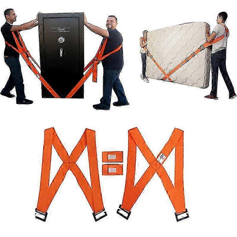 Shoulder Moving Straps for Transporting Furniture, Adjustable Belt and Rope Moving Tool for Heavy Items