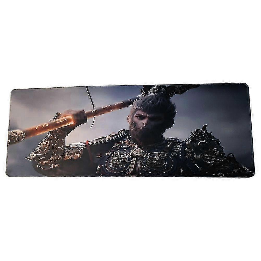Black Myth Game Mouse Pad Office Large Mousepad Computer Game Keyboard Rubber Anti-Slip Mice Mat Bi