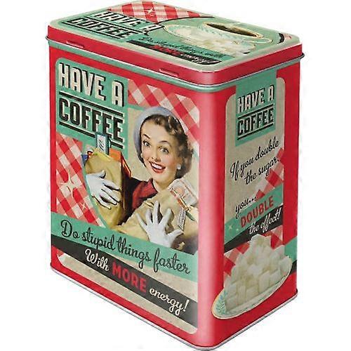Nostalgic-Art Tin Storage Box Large - Have a Coffee