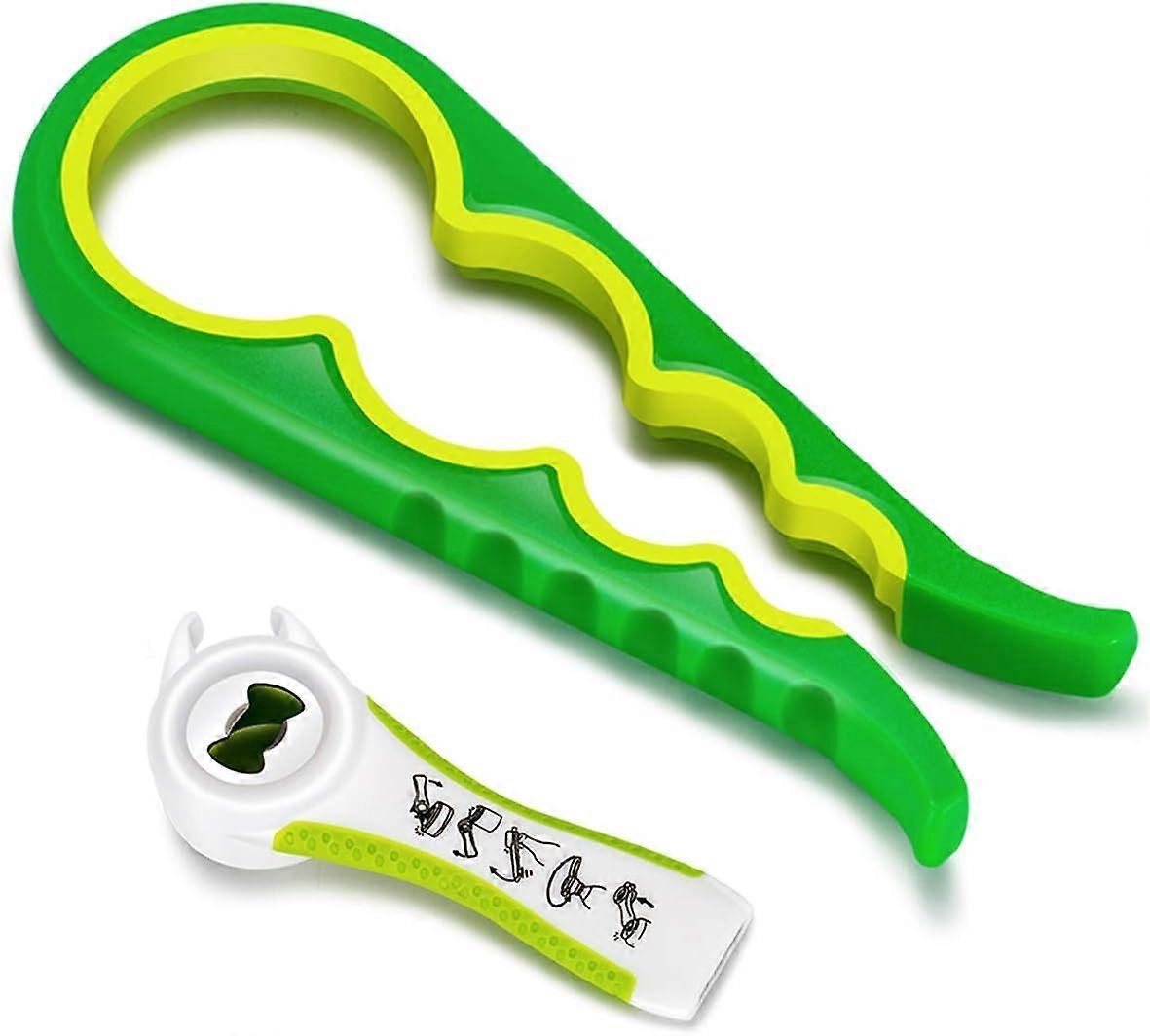 2 Pieces Cork Opener, Can Opener, Multifunctional Can Opener and Bottle Opener for Kitchen, Restaurant, Bar, Labor Saving