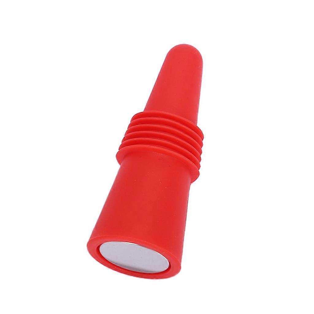 Bärbar vinflaska propp Dryckesflaskproppar med grepp topp blå