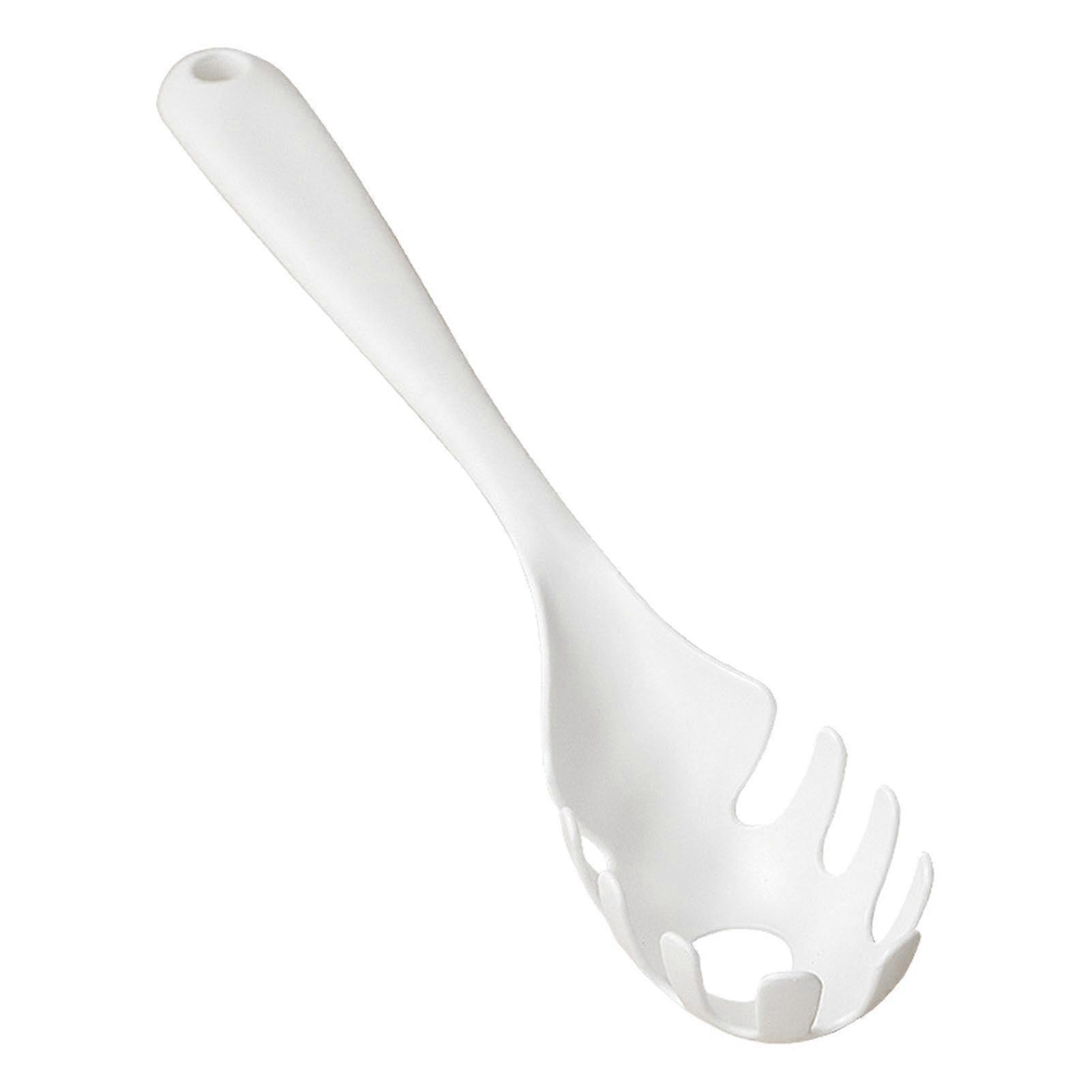 Pasta Spoon with Teeth Handle Kitchen Noodle Serving Fork