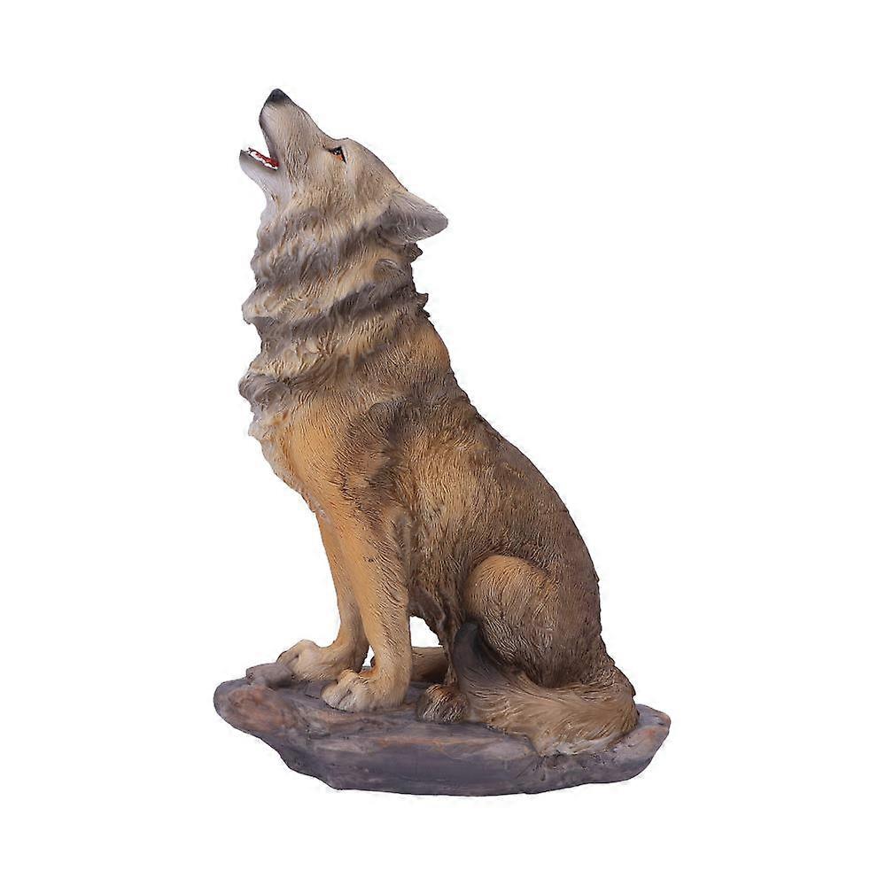 Mountains Cry Howling Wolf Beeldje 20cm