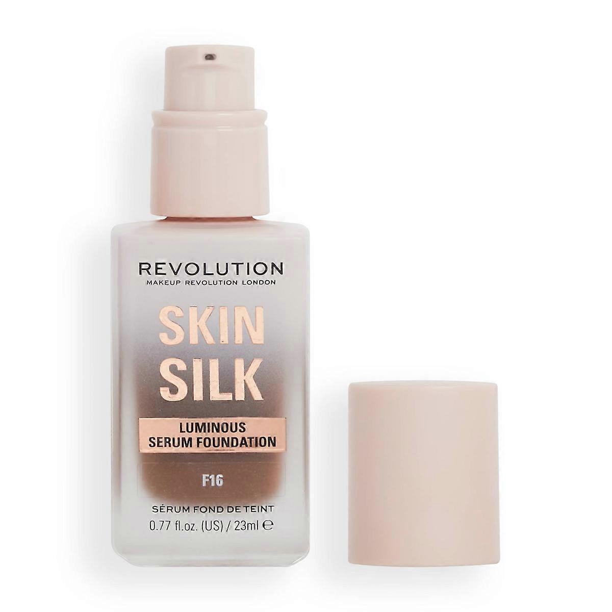 Makeup Revolution Skin Silk Serum Foundation, F16 - 0.77oz