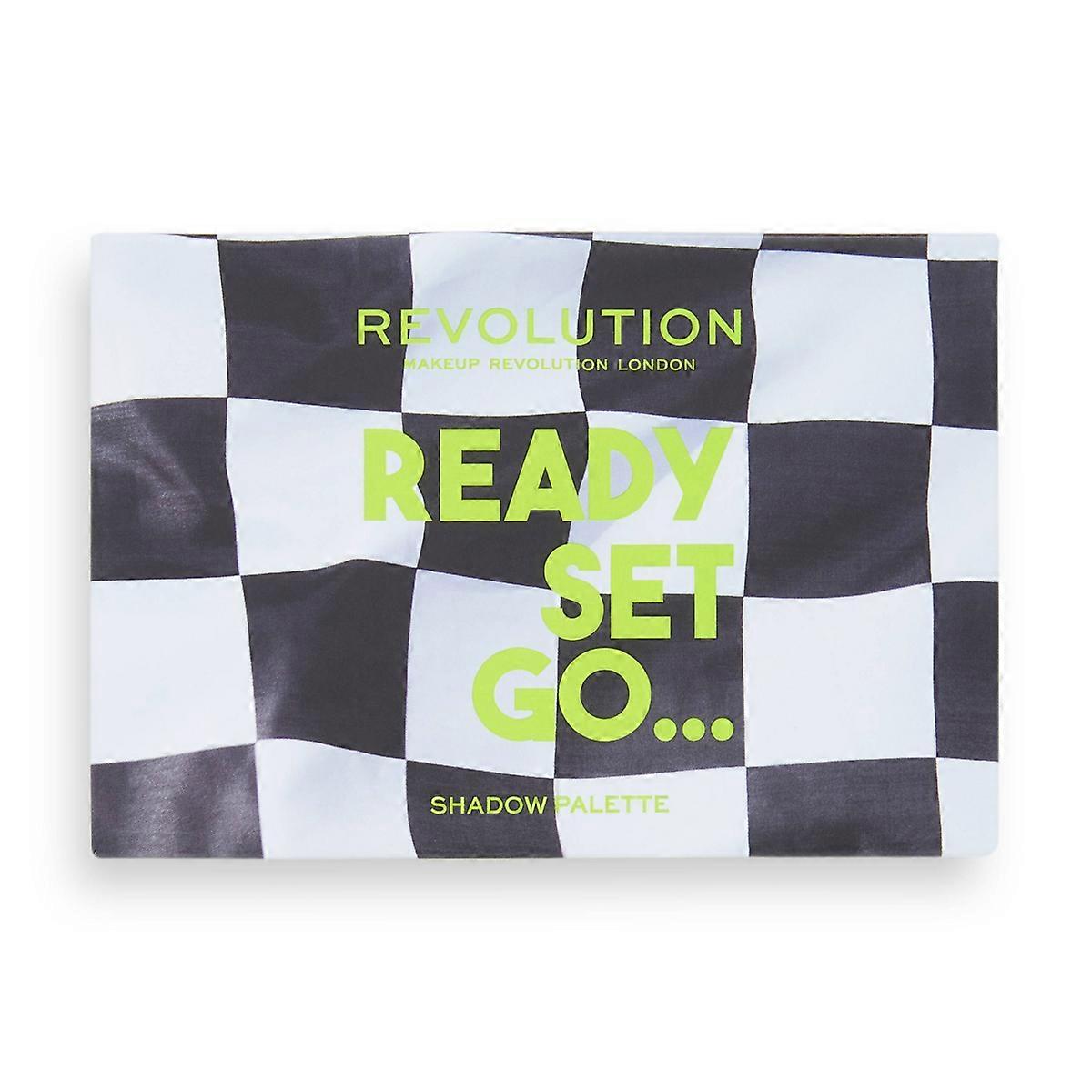 Makeup Revolution Power Shadow Palette, Ready Set Go - 0.18oz