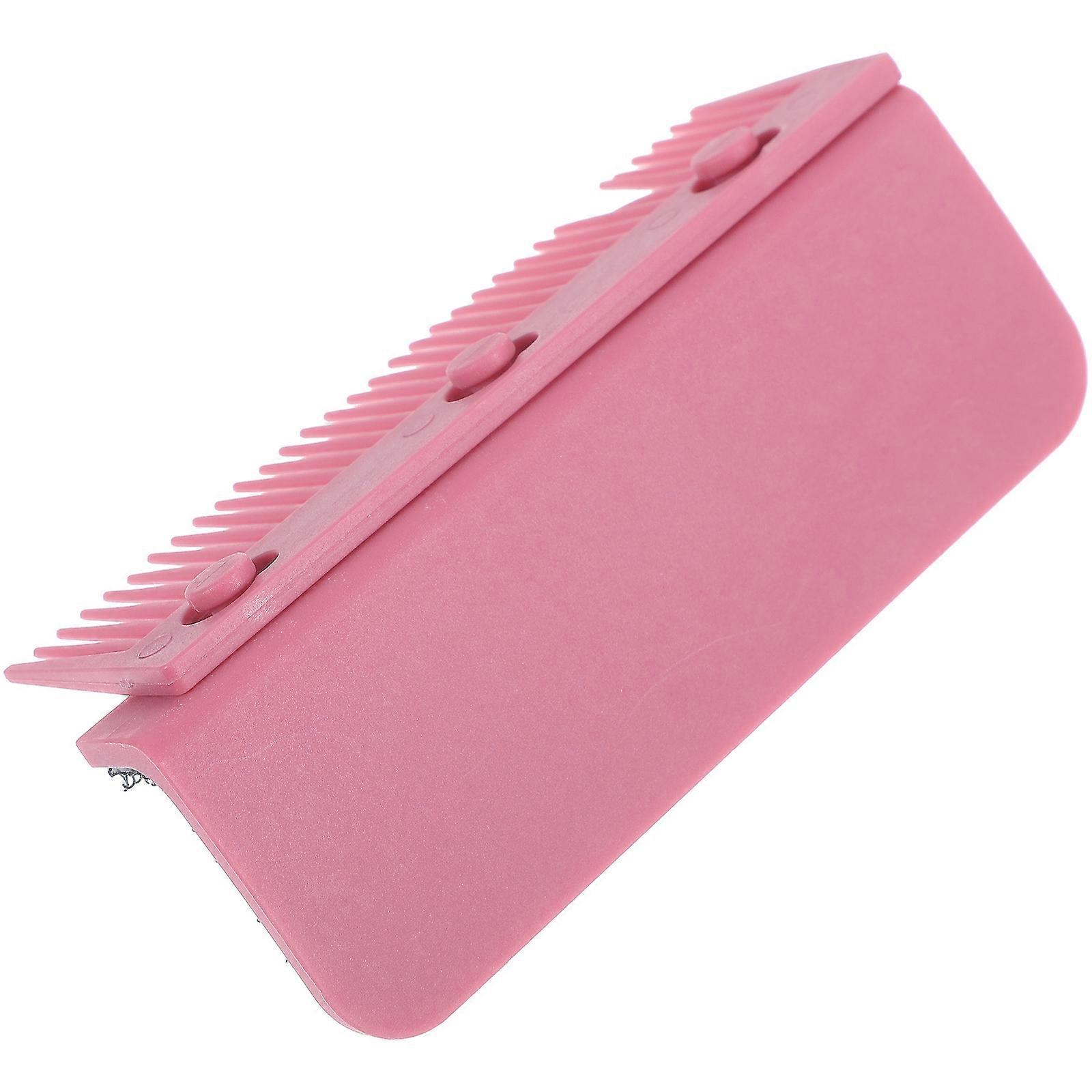 Straightening Comb Styling Tool For Individuals Rosy 9.20X3.50X3.10CM Carbon Fiber 2Pcs