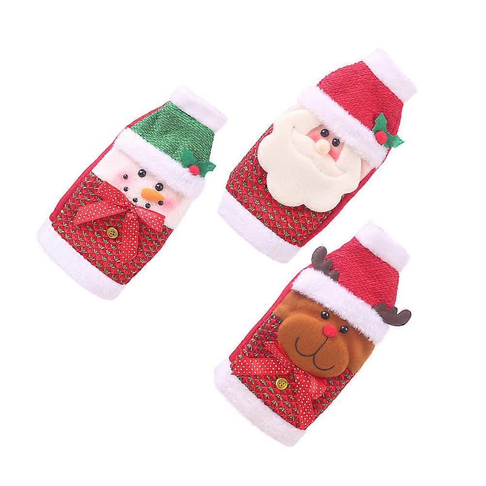 Xmas Cover Holiday Gathering Polyester Assorted Color 25.00X13.00X1.00CM 3Pcs