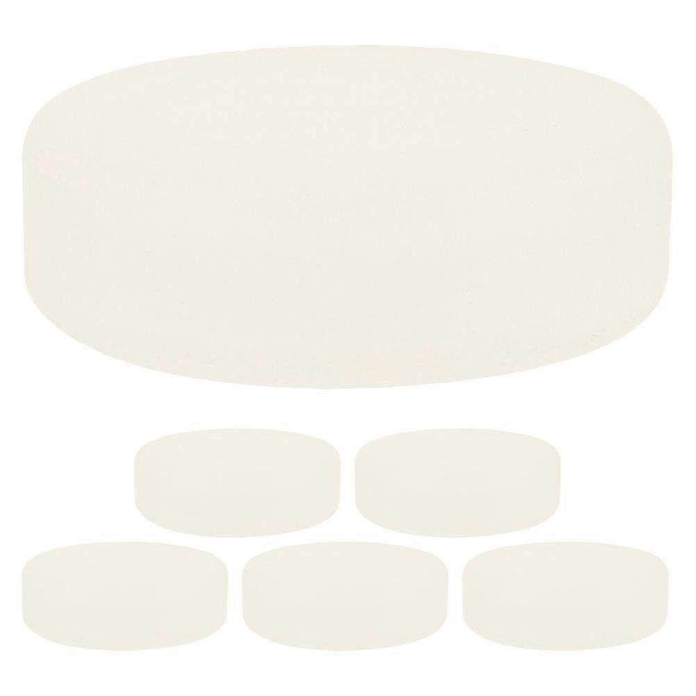 Ice Hockey Pucks Training And Games Skill Enhancement For All Levels Players White 6Pcs