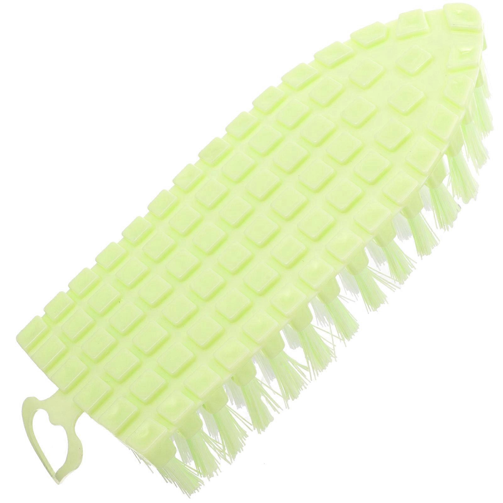 Scrubbing Brushes For Kitchen And Window Track Cleaning 19x7cm Plastic Sliding Door Cleaning Multi-Functional 1Pack