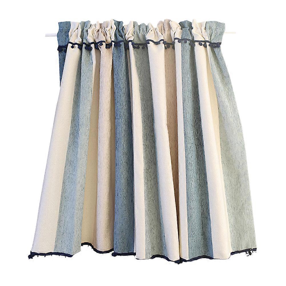 Balcony Curtains Nordic Curtain Colorful 51.2x23.6inch Light Filtering 1Pack